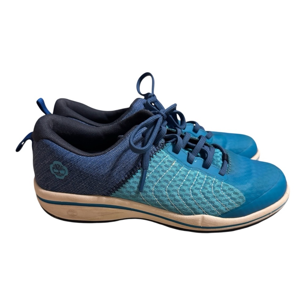 Timberland Pro Women's Teal and Navy Work Sneakers Size 8.5